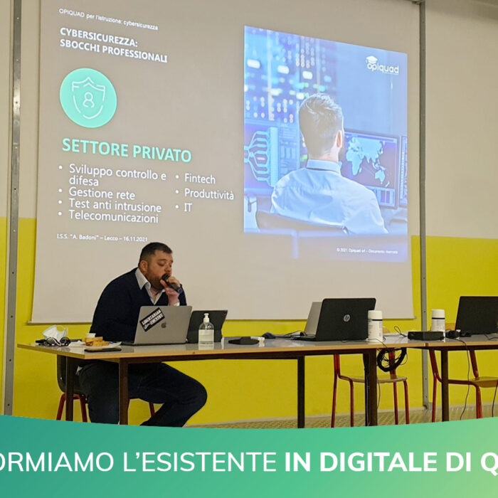 Cybersecurity all’Istituto Superiore A. Badoni di Lecco