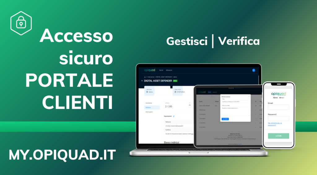 Accesso sicuro - Opiquad