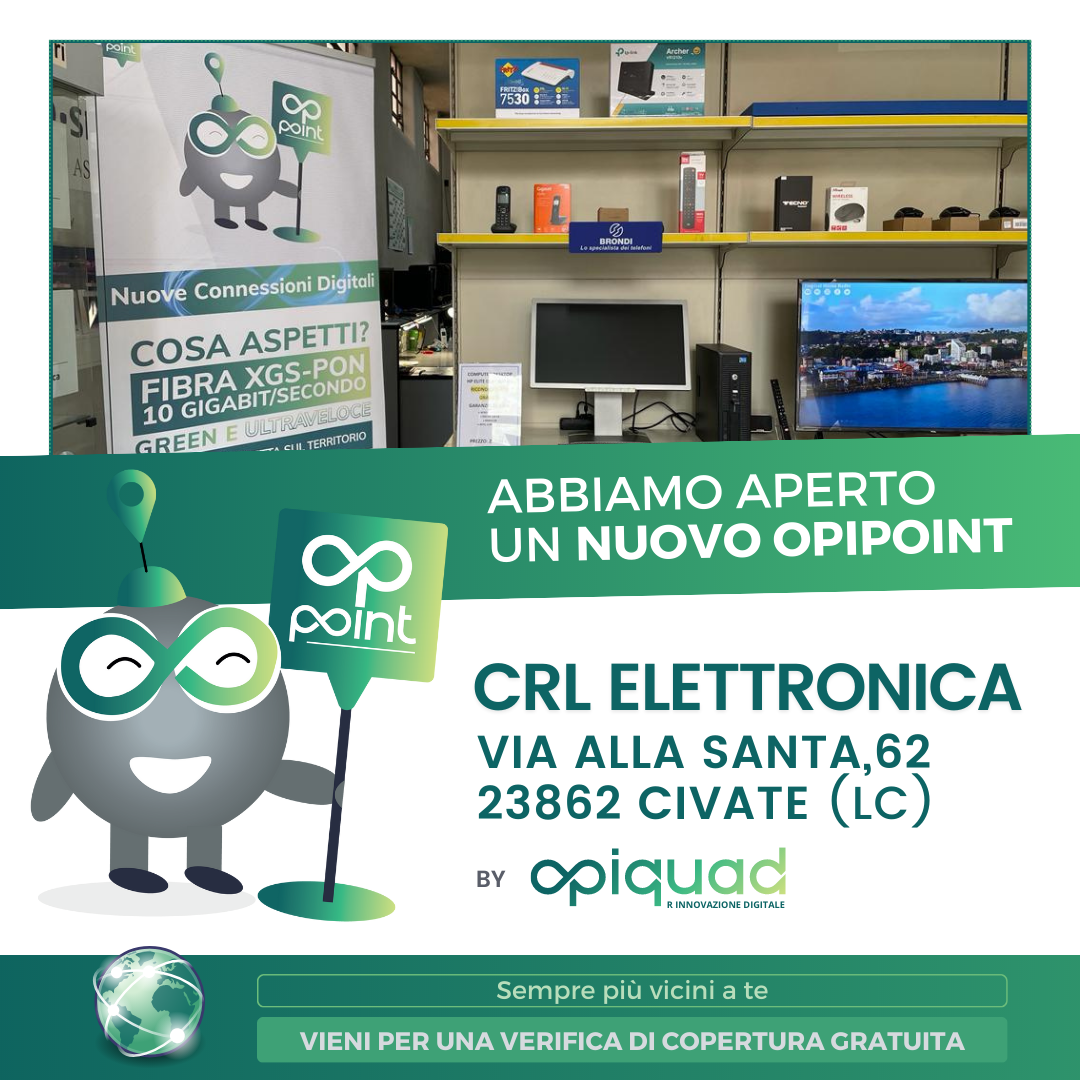 Il nuovo OpiPoint: CRL Elettronica - Opiquad