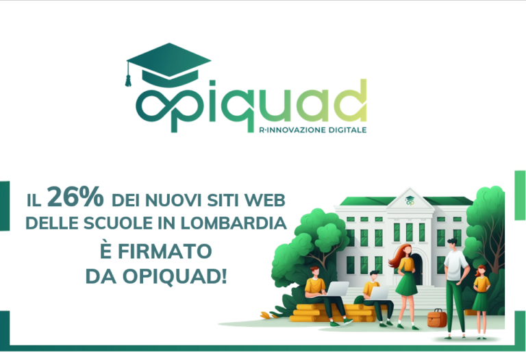Opiquad, leader nella digitalizzazione delle scuole italiane